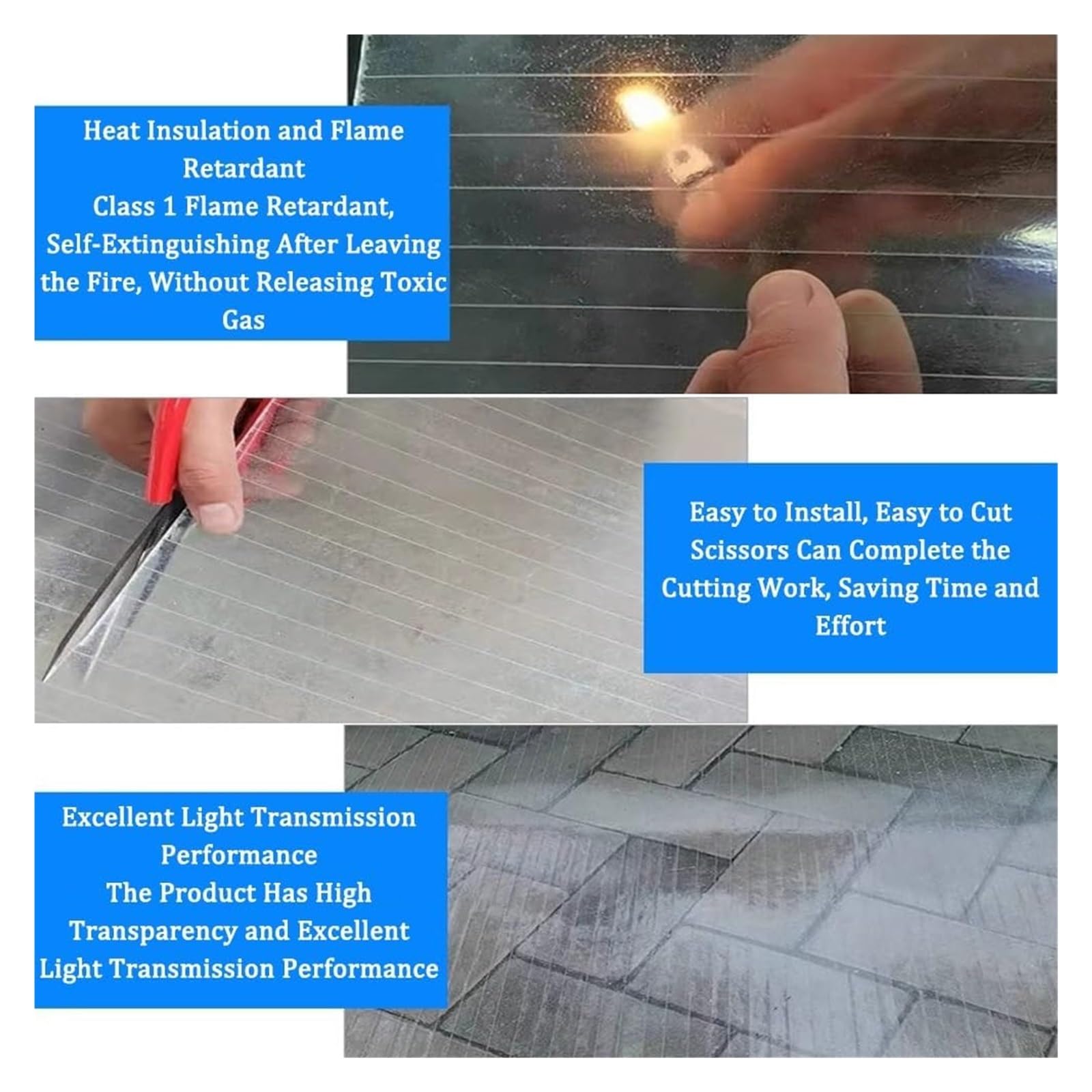 Hoja De PláStico AcríLico Transparente Lámina De Policarbonato For Techos, Paneles Aislantes Resistentes A Impactos For Invernaderos, Balcones, Ventanas, Vallas Decorativas Seguras(1x5m)