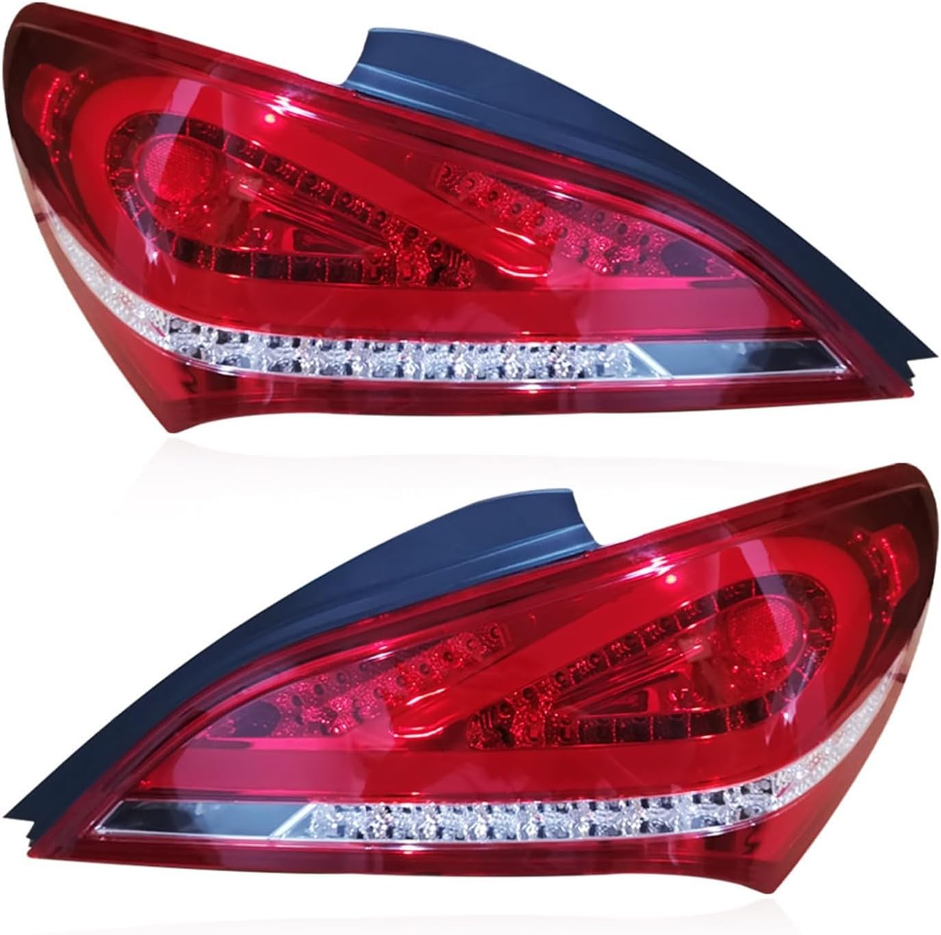 車のテールライト ヒュンダイジェネシス用クーペテールライト 2009-2018 LED テールライトリアランプブレーキパーク信号 ブレーキライト (色 : 2)