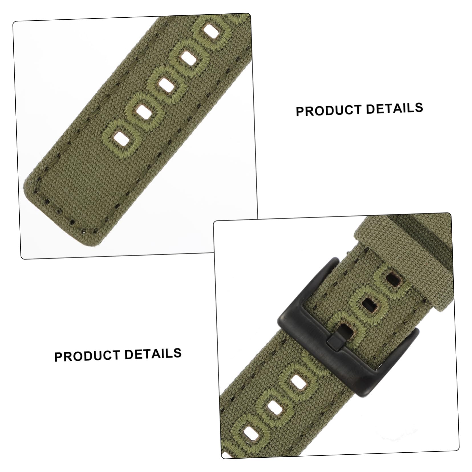 FOMIYES Band Quick Release Watch Strap 20mm Canvas Wristband Replacement Band for Stylish for Daily Casual Wear