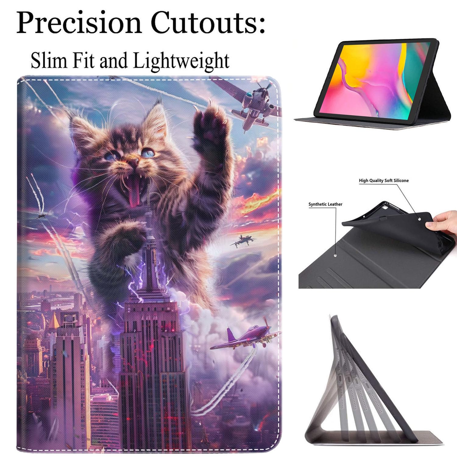 Case For IPad Mini 6 (2021) - With Adjustable Stand & Auto Wake/Sleep, Mountain Forest Design, Full Protection