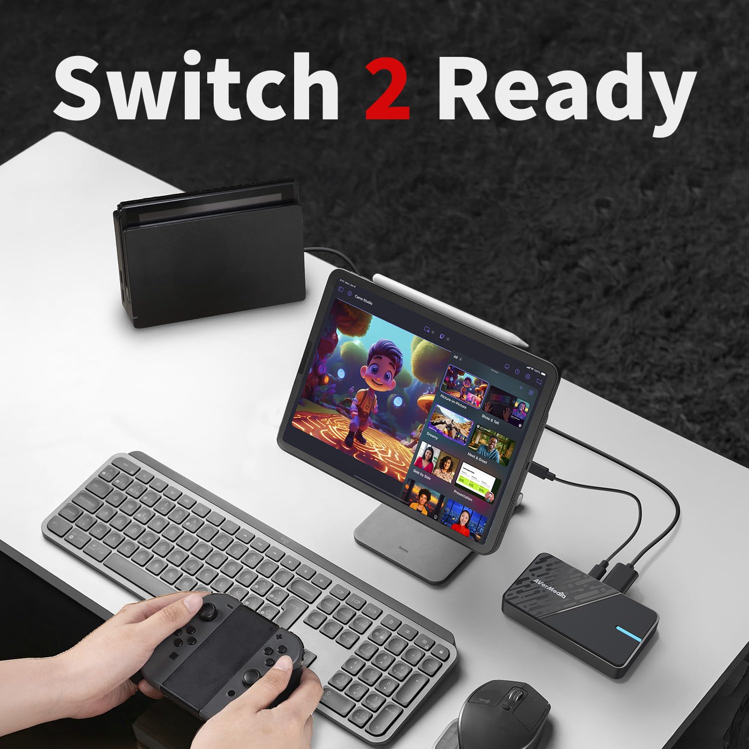 AVerMedia Streamline Mini+ GC311G2 - Scheda di cattura HDR 4K60, registrazione 1080p60, streaming di gioco a bassa latenza per Switch, Xbox, PS5, PC su Twitch, OBS