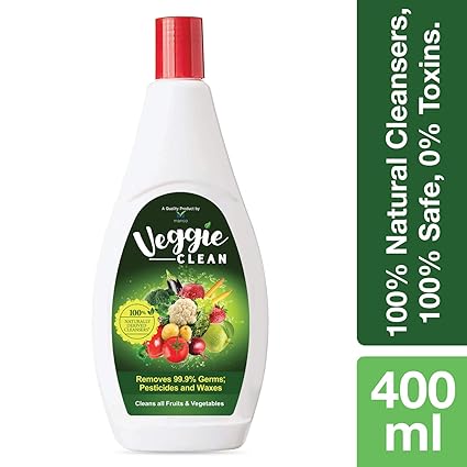 Veggie Clean Fruits And Vegetables Washing Liquid Removes Germs Chemicals Waxes No Soap 100 Naturally Derived Cleaner 400 Ml Amazon In Health Personal Care 2022 Clean Veggie List