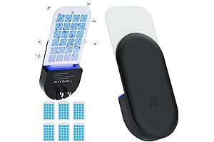 Flying Insect Trap, 2-in-1 Bug Zapper and Non-Toxic Sticky Trap