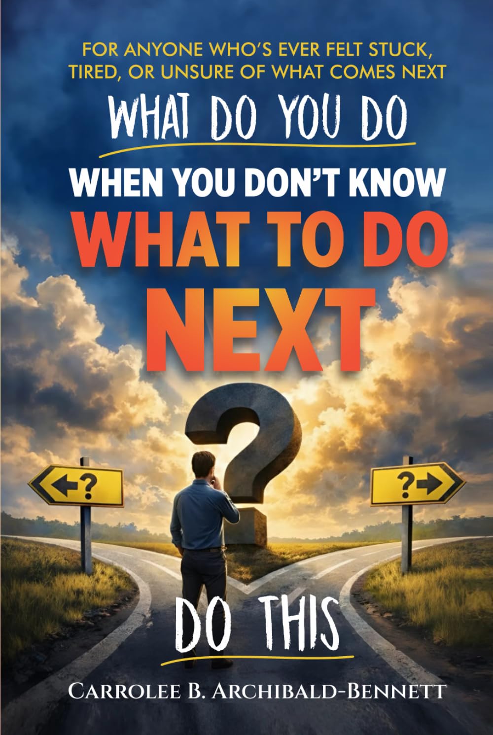 What do you do when you don't know what to do next do this: For anyone who's ever felt stuck, tired, or unsure of what comes next
