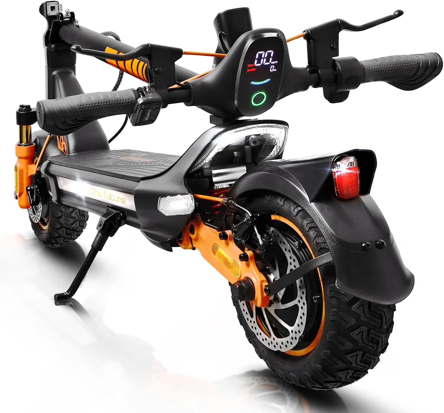 Cunfon RZ1000 Electric Scooter: 3200W Dual Motors, 50-Mile Range, 31 MPH Speed, 10.5" Off-Road Tires & Dual Suspension
