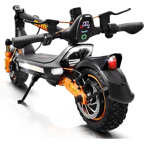 Electric Scooter Adult, 1600W*2 Dual Motor RZ1000, Up to 40-50 Miles Long Range/MAX Speed 31 Mph, 10.5'' Off Road Tires with 1152Wh Battery & Dual Suspension Commuting Fast Electric Scooter