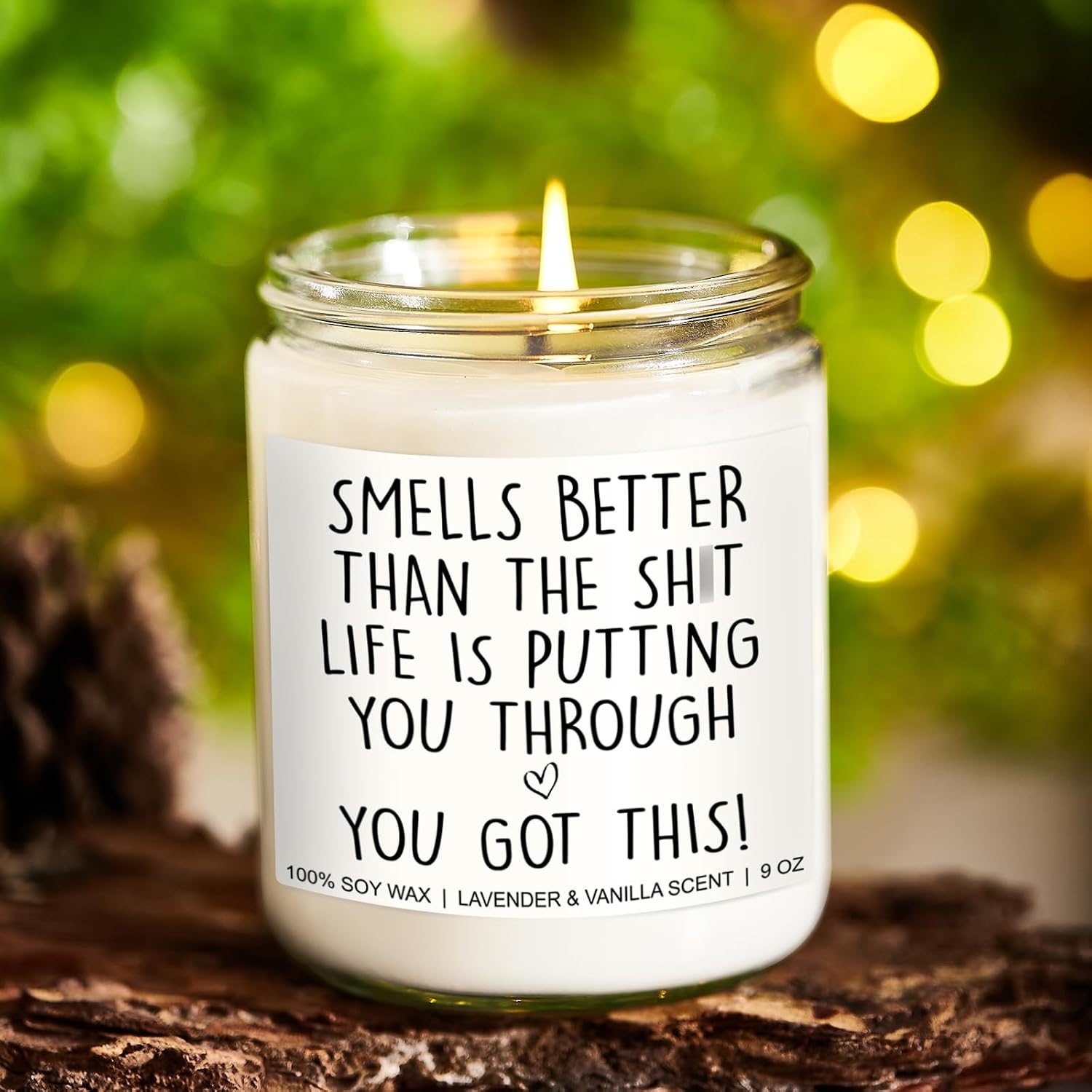 Younift You Got This Candle, Feel Better Gifts for Women, Men, Funny Get Well, Cancer Care, Encouragement, Cheer Up Gifts for Women, Chemo Patients, Breast Cancer Survivor Presents for Woman - 9 oz