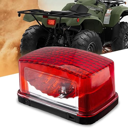 Luz trasera de freno para cuatrimoto, luces de freno LED compatibles con Yamaha Grizzly Big Bear Bruin Kodiak Wolverine Rhino Viking 5KM-8472C-10-00