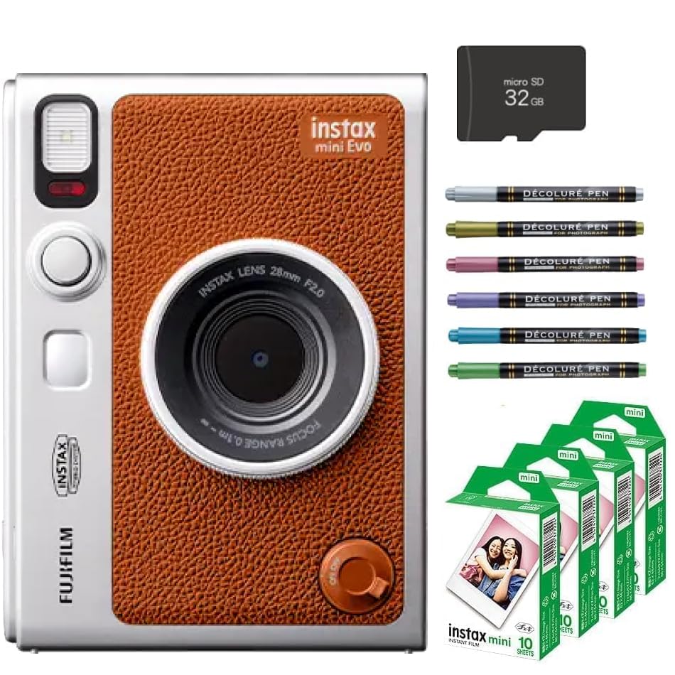 Amazon | チェキ Evo ハイブリッドインスタントカメラ instax mini Evo