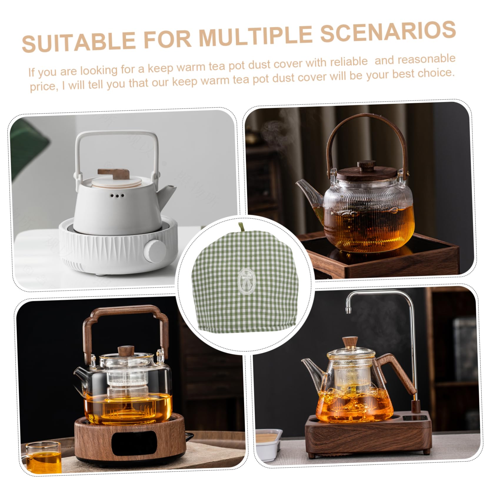 SHOWERORO Teapot Protector Insulated Tea Cozy Tea Pot Cover Kettle Warmth for Heat Retaining