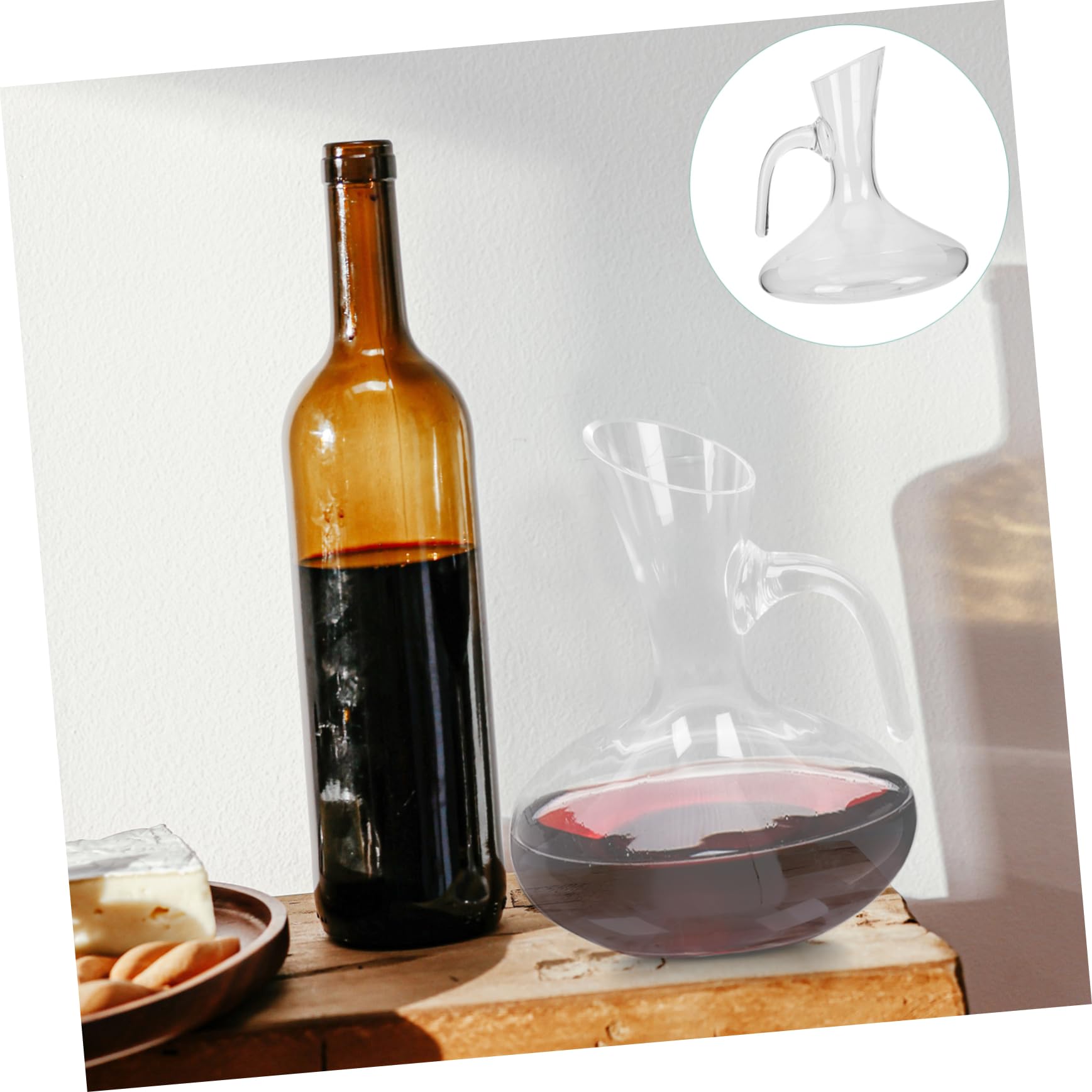 Garneck Caraffa Per Vino Rosso Per Uso Domestico Decanter Per Vino in Per Aerazione Intenditore Di Vino