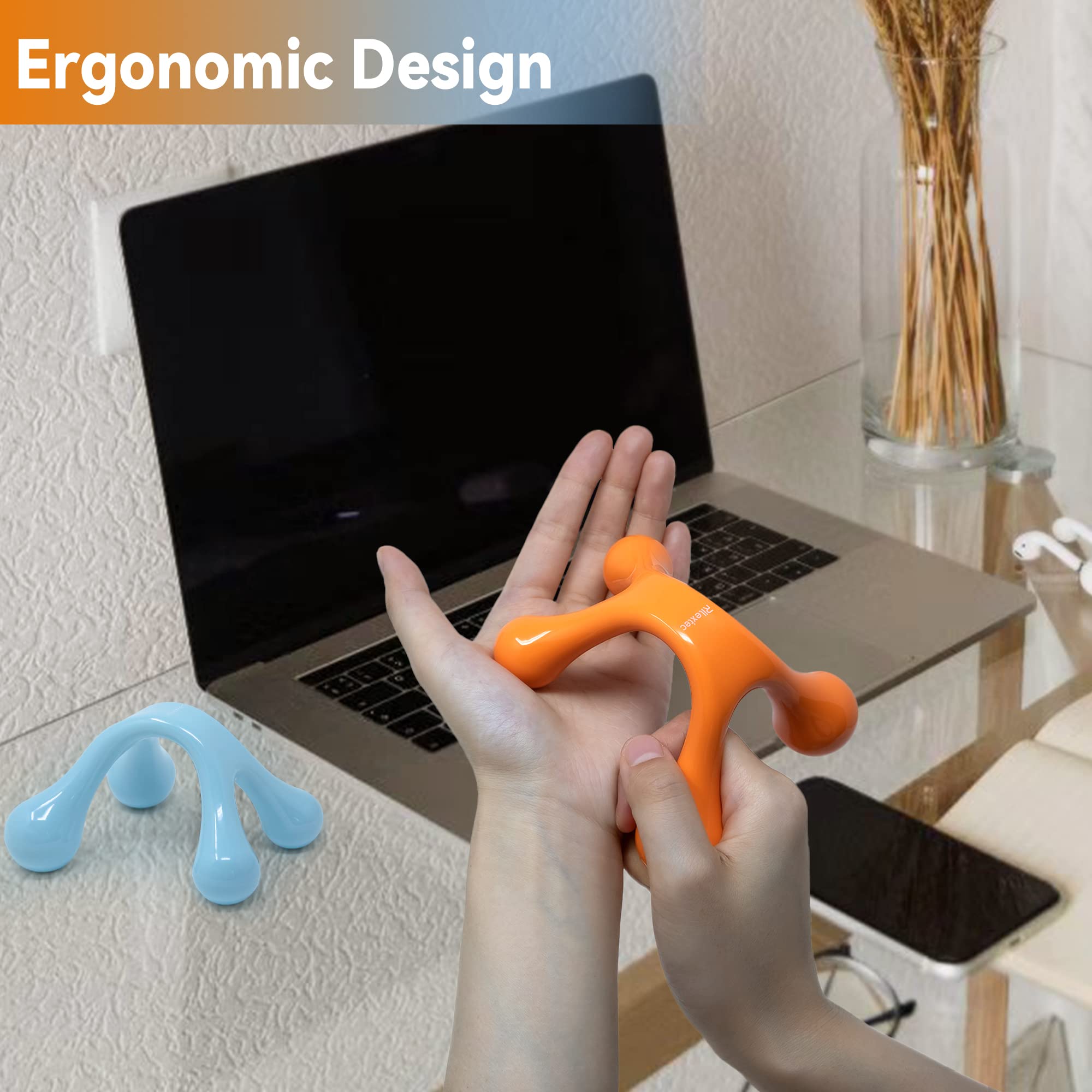 Amazon.com: Rilextec Manual Neck Massager Tool Kit, Manual Back