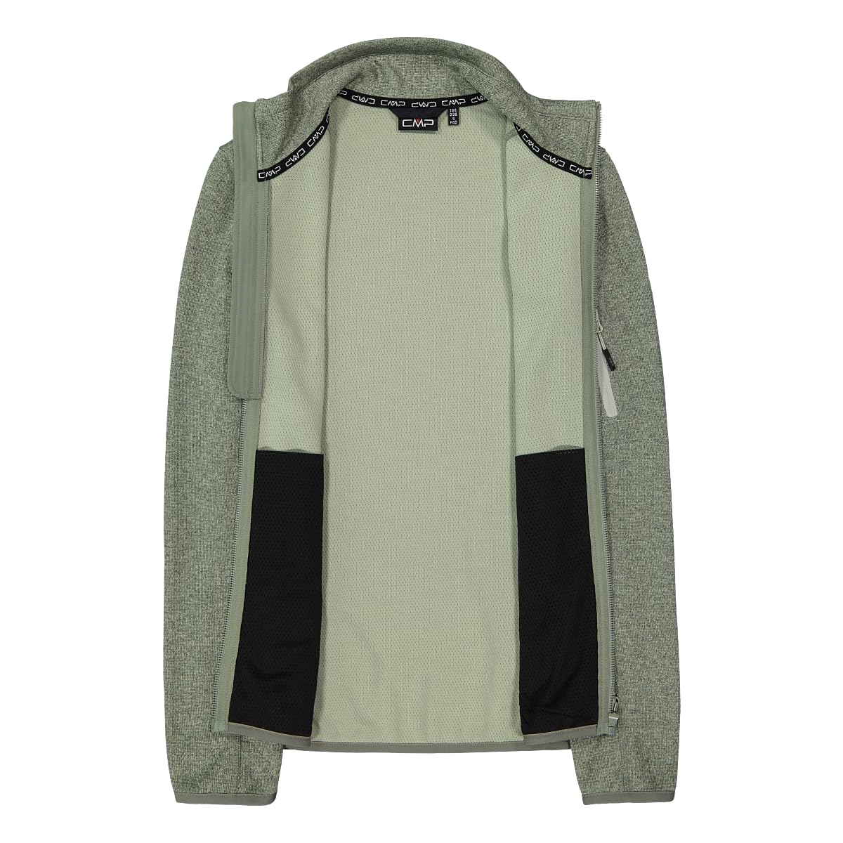 CMP Damen Knitted Mesh Jacke Fleecejacke Fleecepullover
