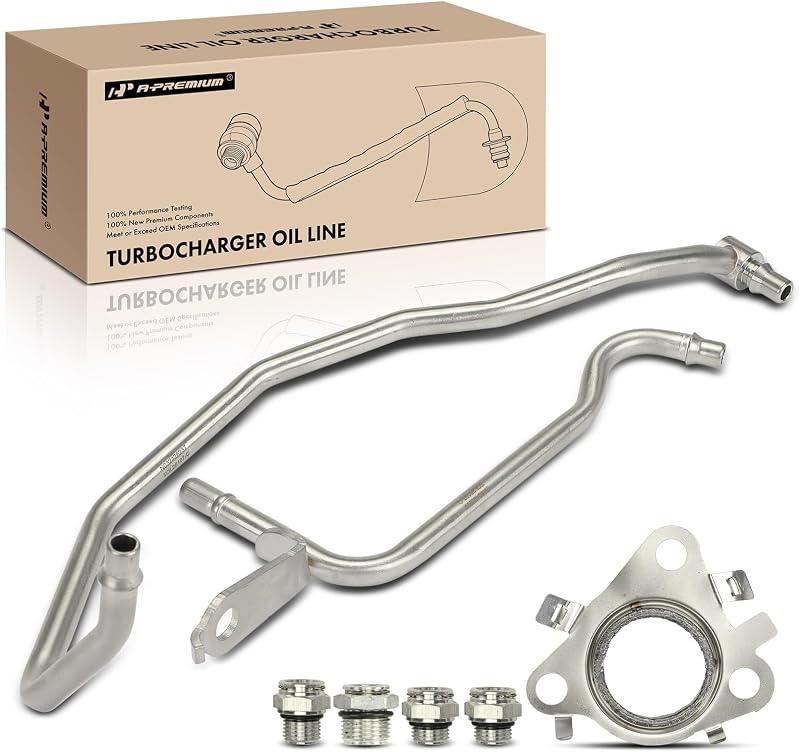 Kit de linhas de líquido de arrefecimento do turbo A-Premium lado esquerdo para Ford e Lincoln V6 3.5L
