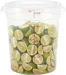 Cambro Contenants de stockage des aliments avec lids (sans BPA) - 4 Conteneur de stockage des aliments à quart (2 Boîte)