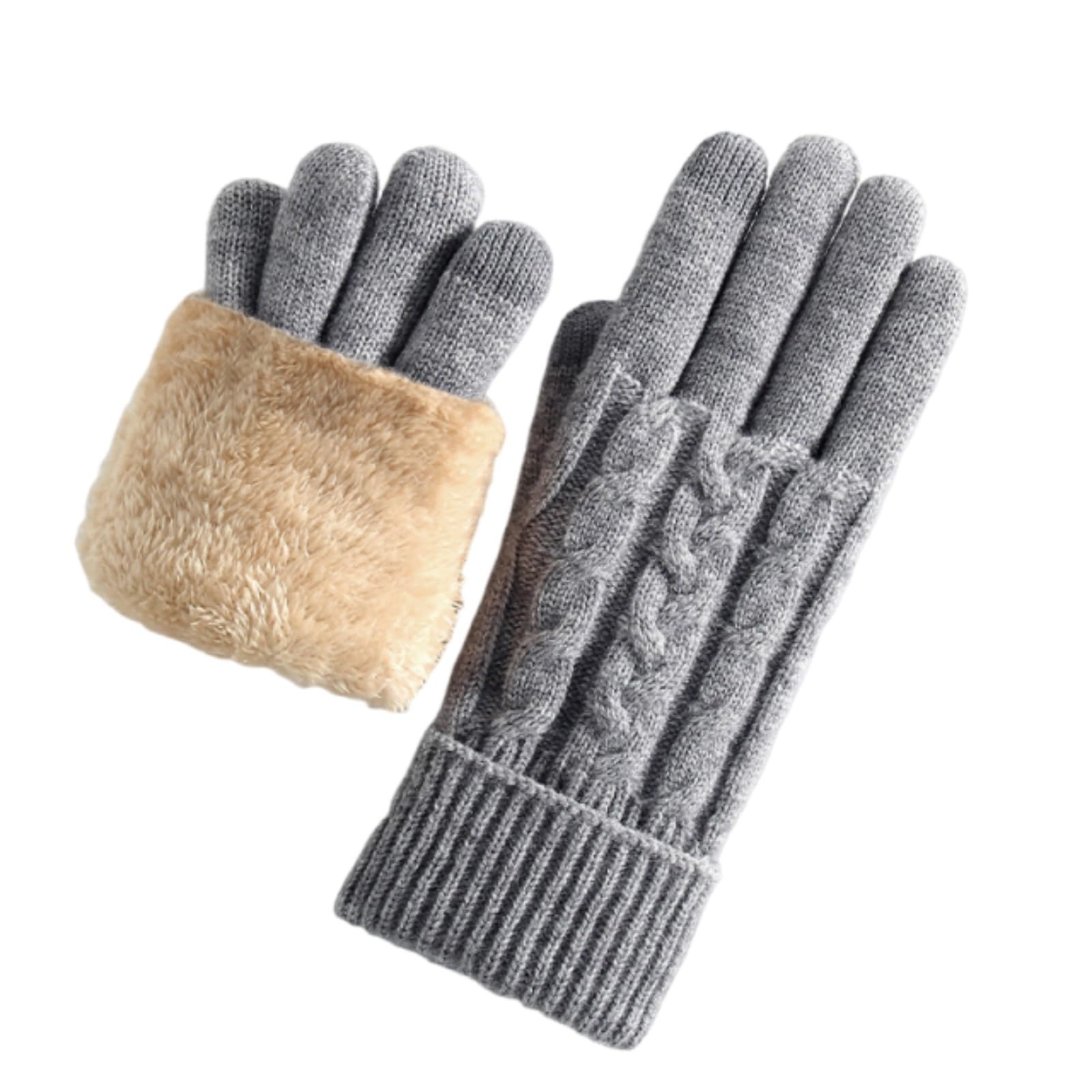Women's Winter Touch Screen Texting Phone Windproof Gloves Fleece Lined Thick Warm Gloves Cold Weather Clothes