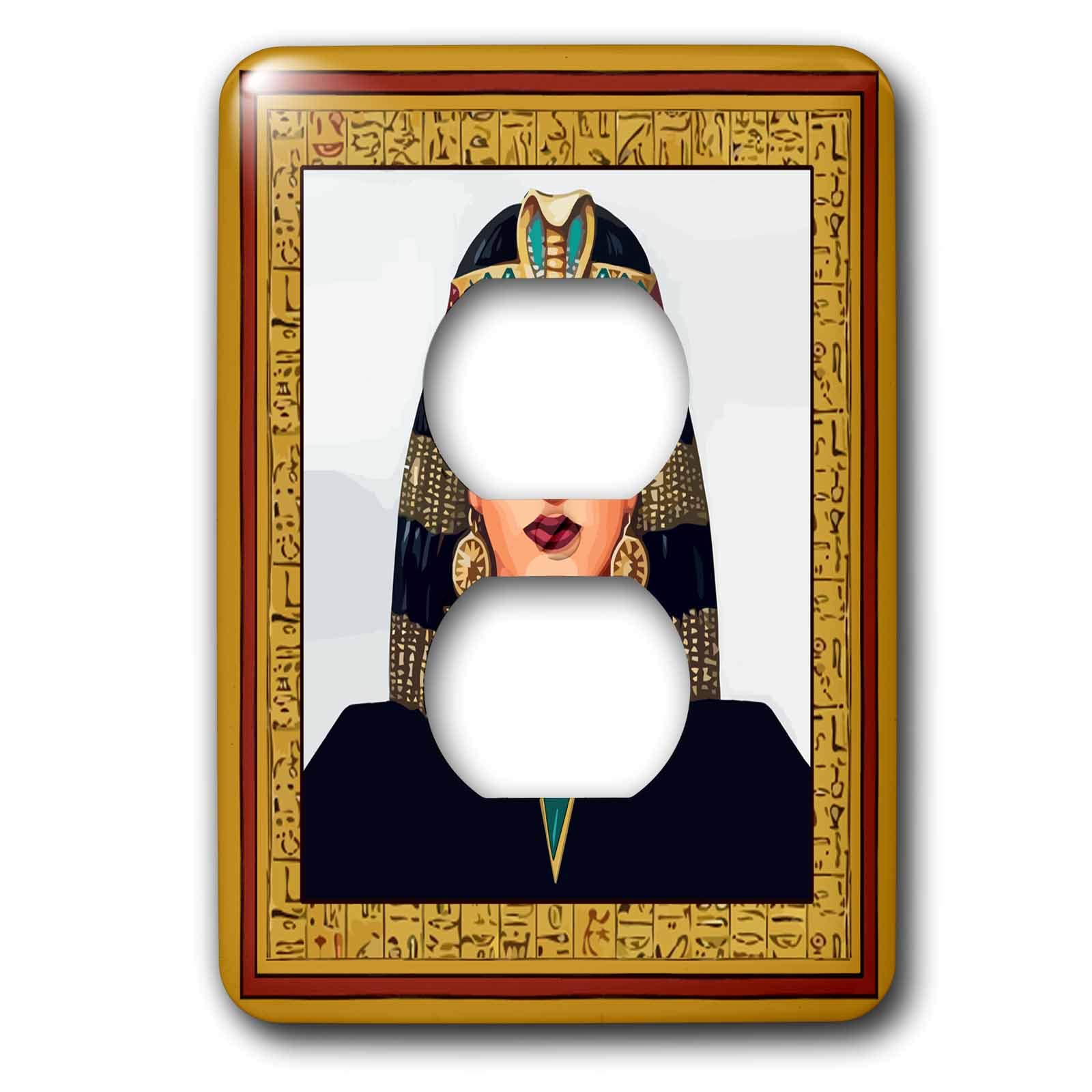 2 prises de courant Simply Cleopatra 3dRose lsp_18948_6 finition soignee pour interieur