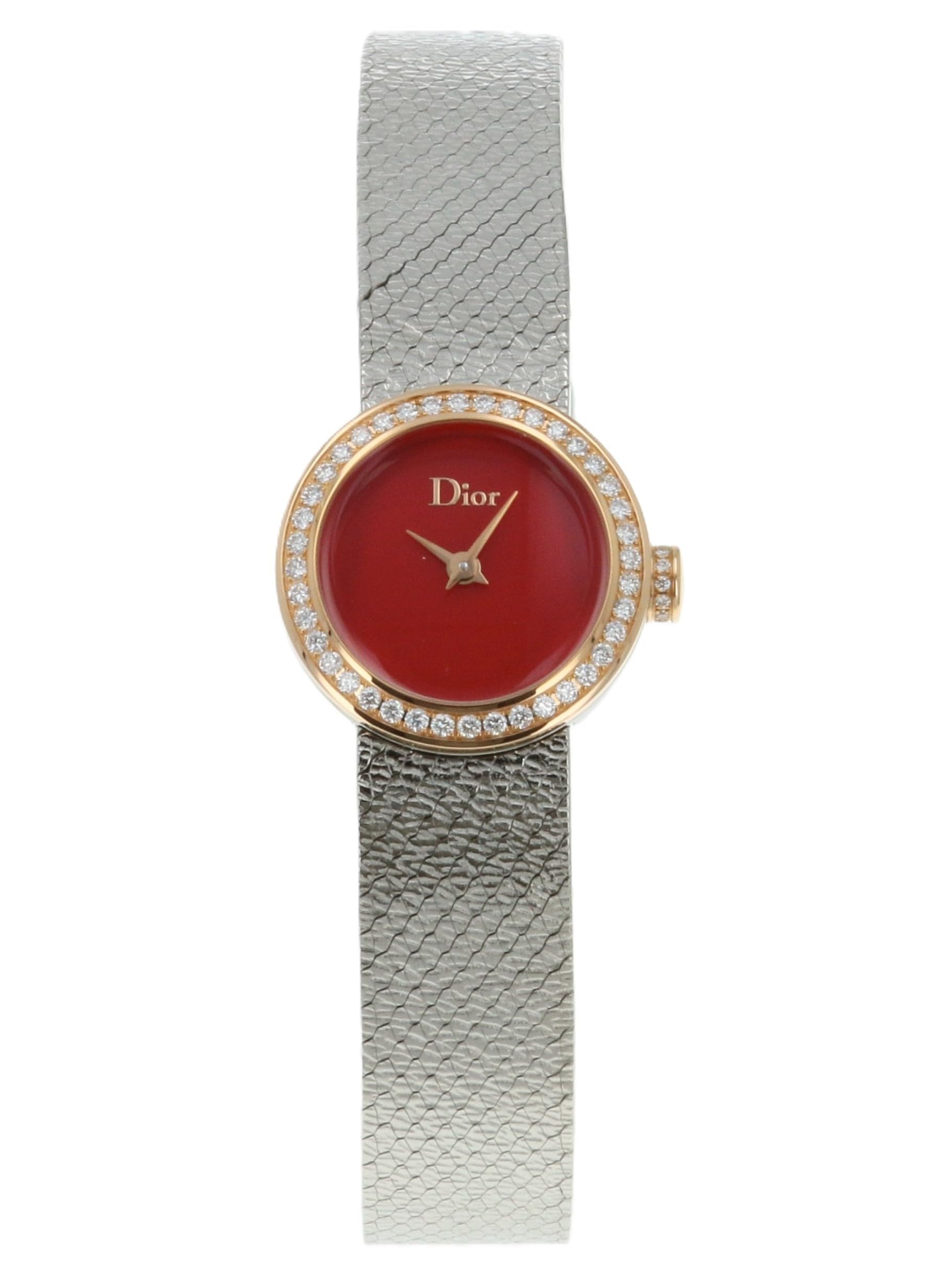 Amazon.co.jp: Dior(ディオール) レディース 腕時計 19mm ダイヤ