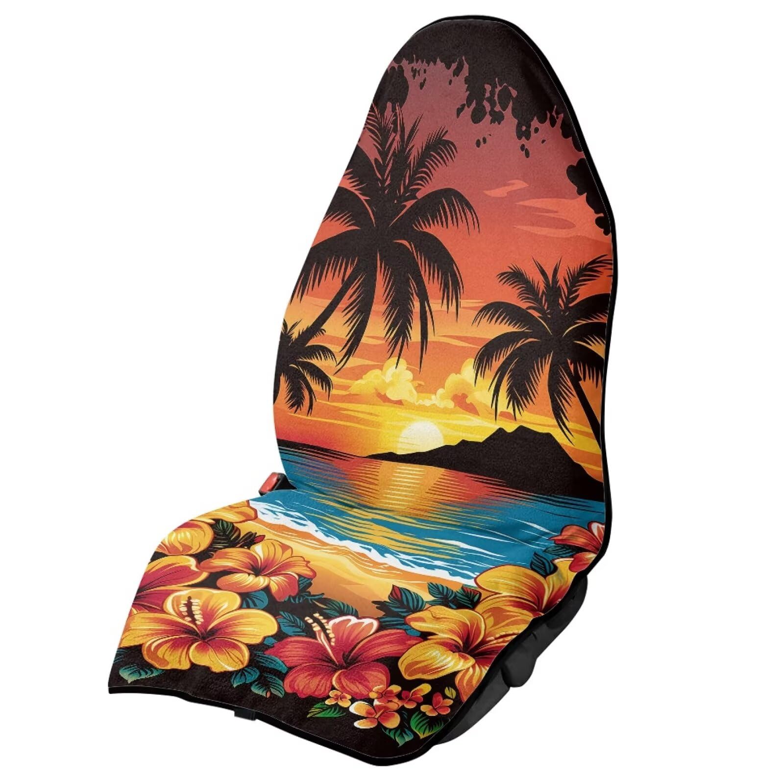 Daisy Car Seat Towel Cover Front Car Seat Covers Universal Front Seat Cover Waterproof Soft Auto Seat Covers Anti-Slip Universal Fit for Auto Truck Van SUV