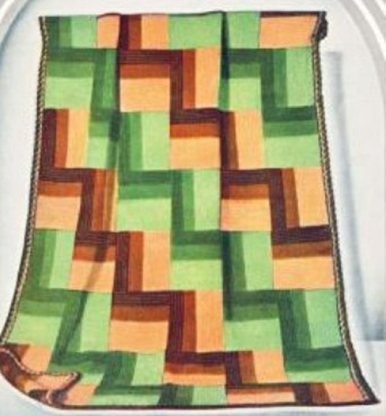 Crochet Sun Porch Afghan Pattern Vintage Crochet Afghan Pattern for