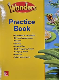 Wonders Grade K NA Practice Book BLM ELEMENTARY CORE READING