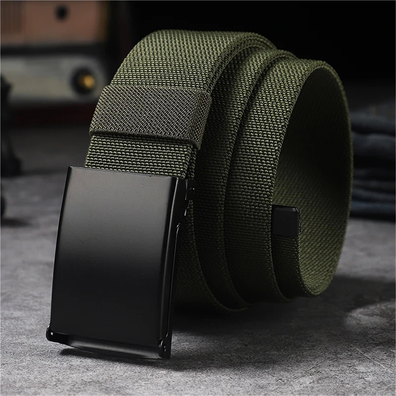 Cinturon de trabajo Pretina con hebilla automática for hombre con cinturón elástico