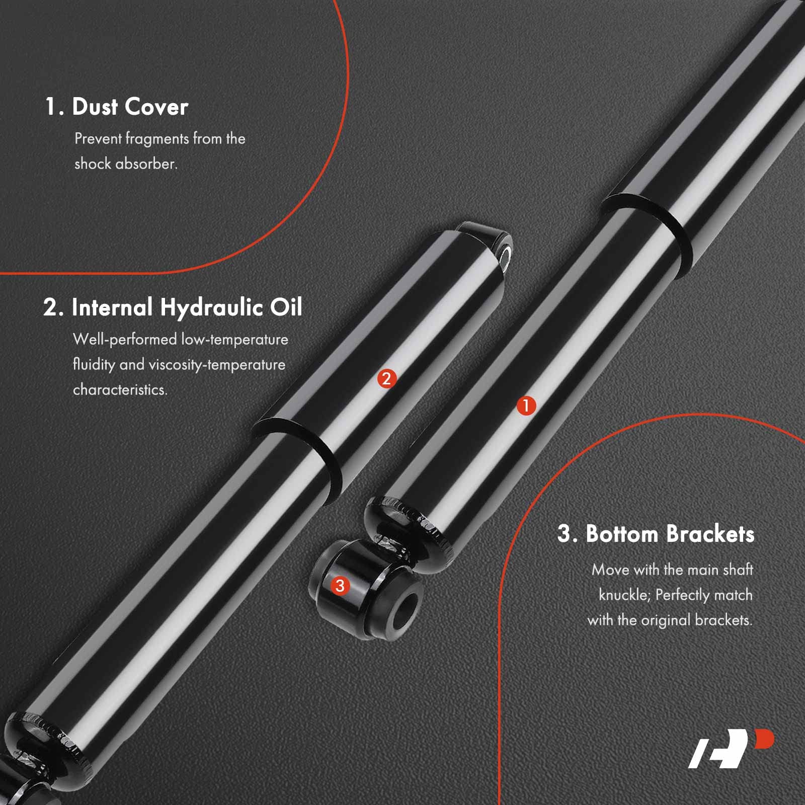 Amazon.com: A-Premium Rear Suspension Shock Absorber