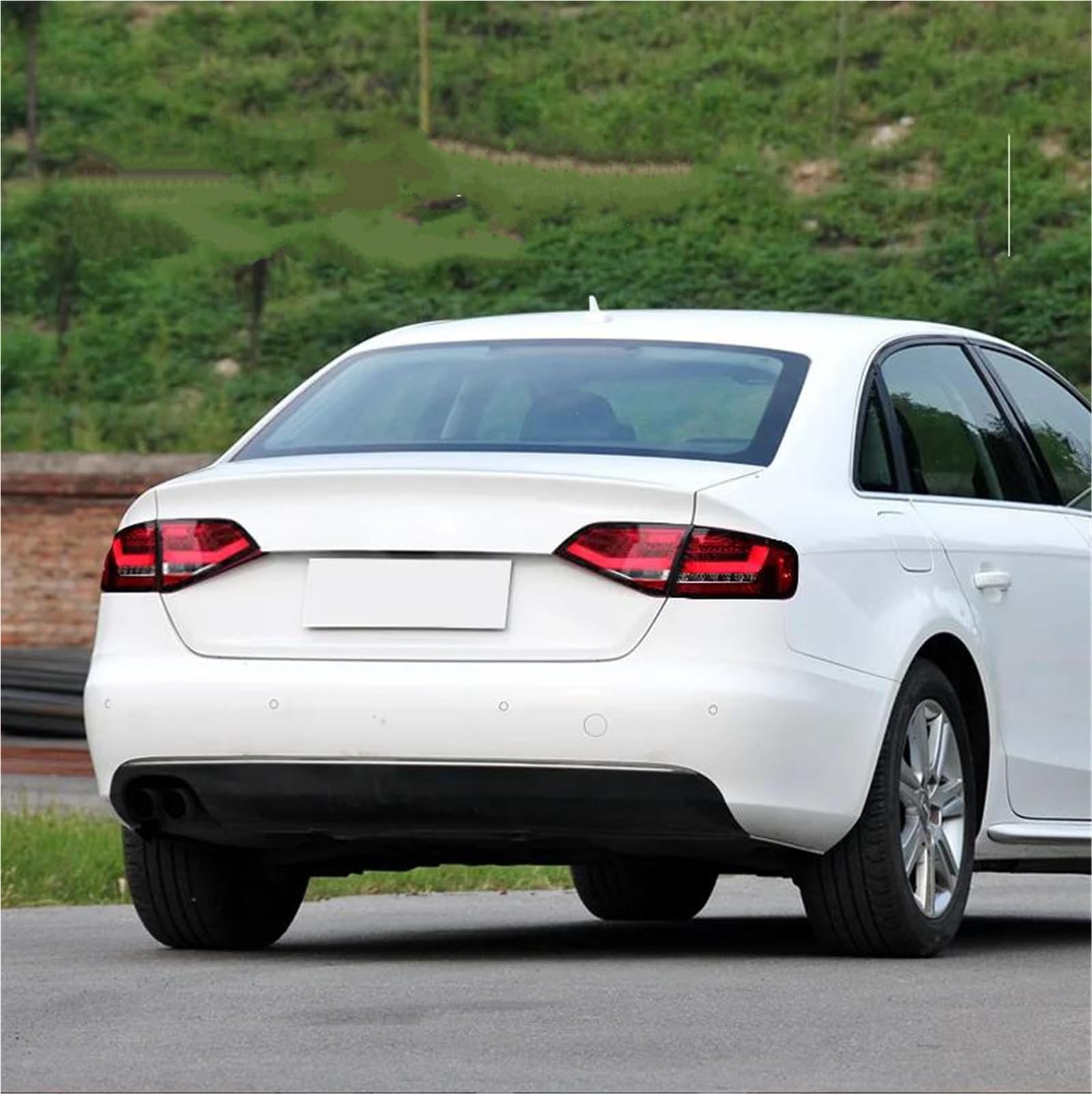 Tylne światło samochodowe Dla AUDI A4L B8 2009-2012 Akcesoria Samochodowe Światła Lampy Tylne Facelift Tylny Sygnał Motoryzacyjny HIOPILKIKG(B)