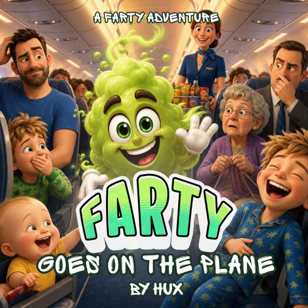 Farty Goes on the Plane: A hilarious kids’ adventure full of giggles, chaos and one cheeky little fart (A Farty Adventure)