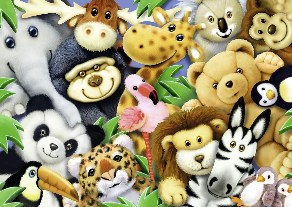 Ravensburger 35p Puzzle Peluşlar, Yapboz