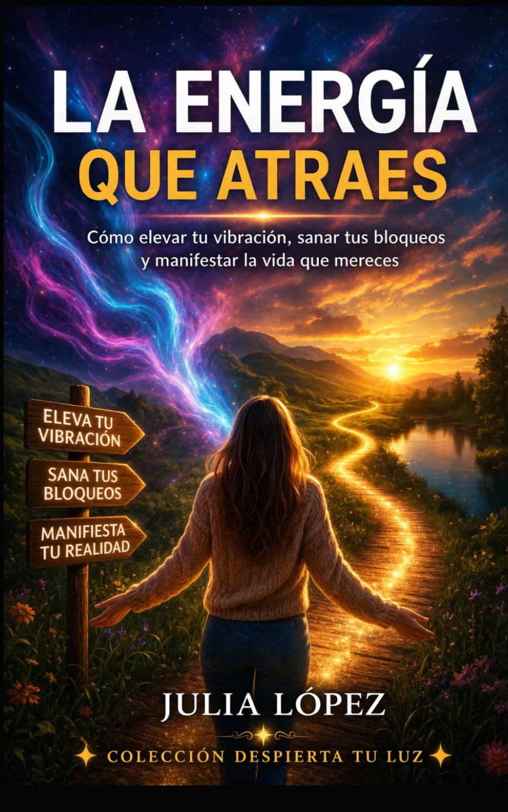 La energía que atraes: Cómo elevar tu vibración, sanar tus bloqueos y manifestar la vida que mereces (Despierta tu Luz)