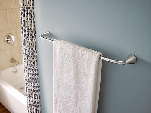 Miniatura 6 de Moen YB2318BN Glyde - Toallero de 18 pulgadas, níquel cepillado