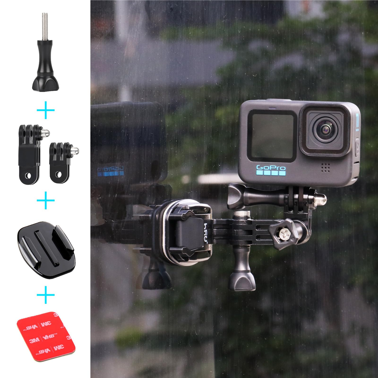 Amazon | HSU ヘルメットマウント アクセサリーセット アクション 