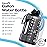 AQUAFIT 1 Gallon Water Bottle with Time Marker - Straw & Chug Lid - BPA Free Gym Water Bottle with Straw - Big Gallon Jug (Gray, 128 oz - 2in1 Lid)