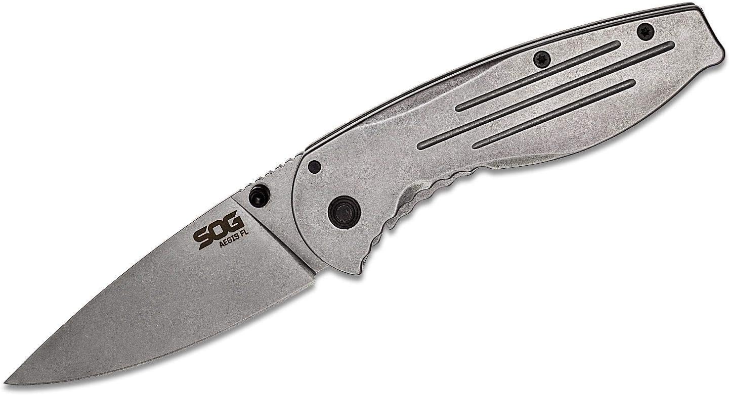 Knives Aegis Frame Lock Folding Knife, black