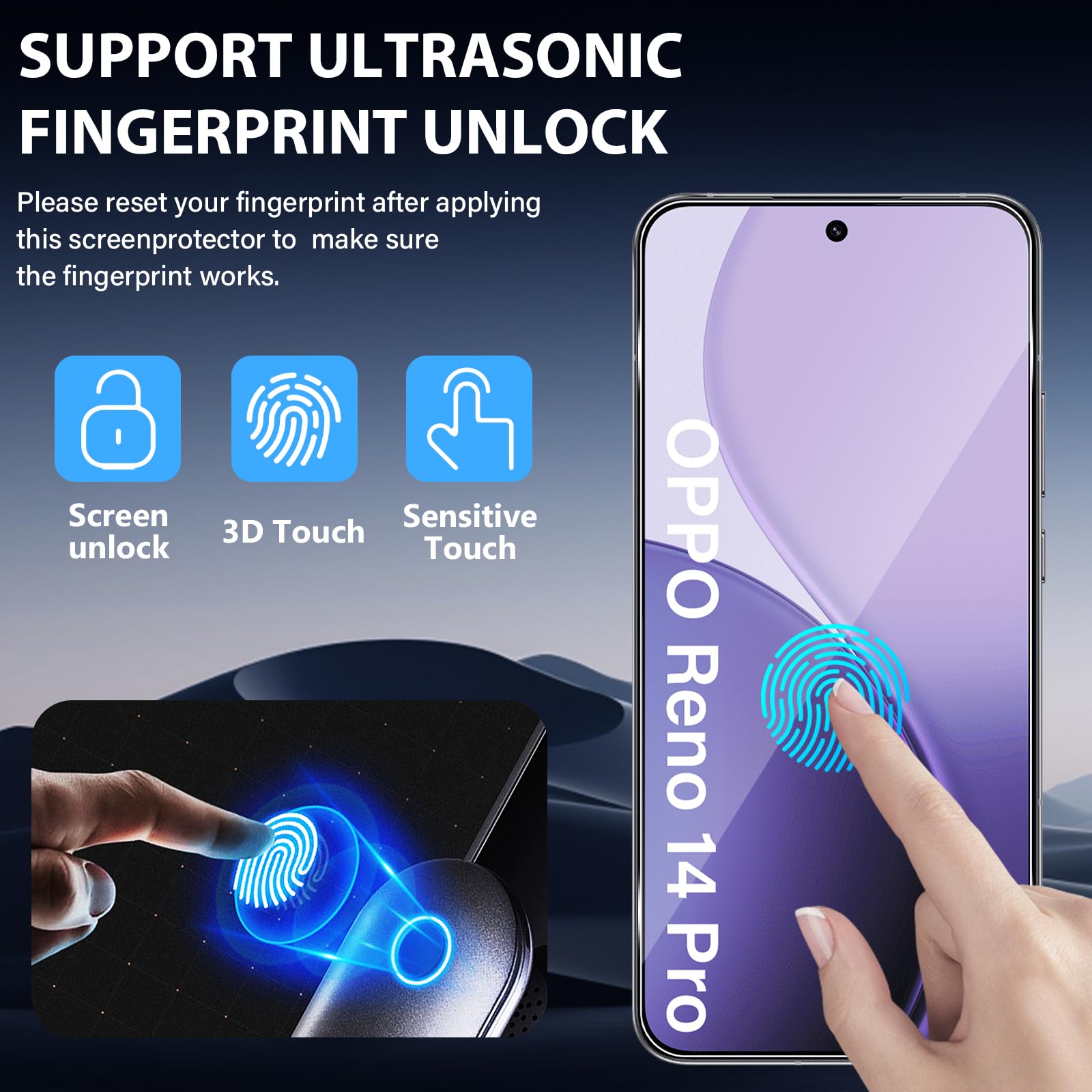 Cofi1453 Vetro Temperato 9H Per Oppo Reno 2Z - Pellicola Protettiva 0,33 Mm Antigraffio, Con Panno Microfibra