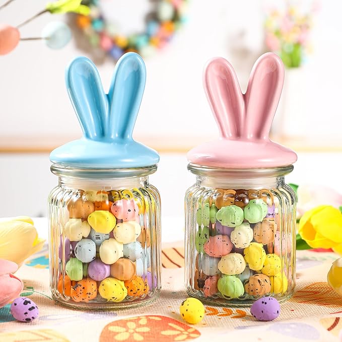 Adorable Easter Bunny Jars! 🐰🍬