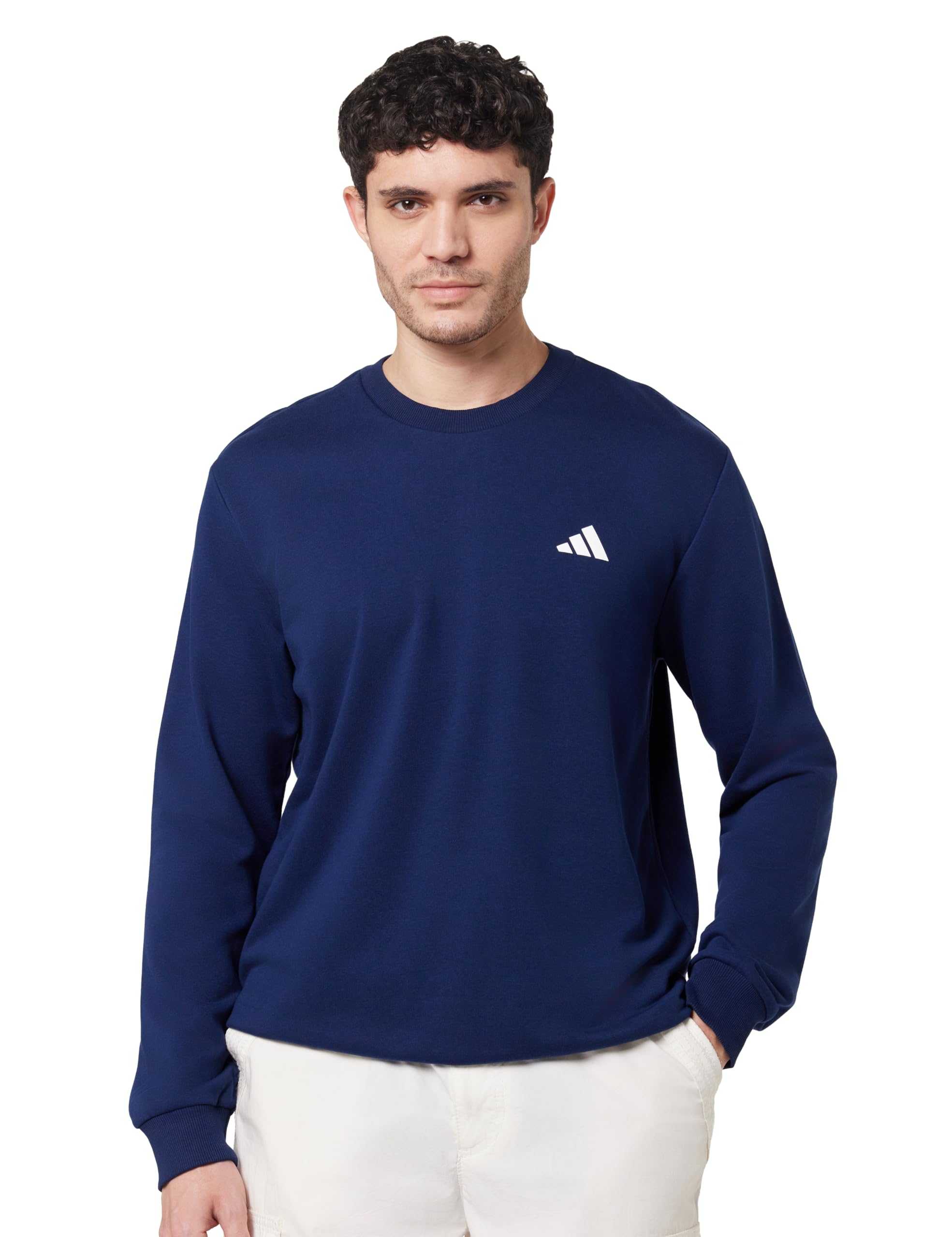 adidas Cotton Blend Men Crew Neck Sweatshirt-picture-42