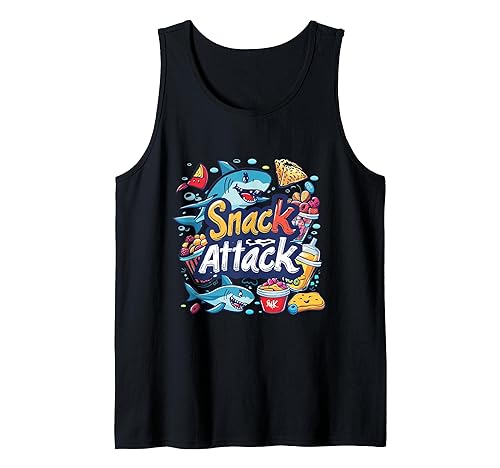 Snack Attack Funny Food Foodie Munchies Children Kids Shark Tank