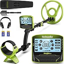 Metalldetektor Profi Set mit 10'' Konzentrisch Spule IP68 wasserdichte, Pinpoint, 5 Suchmodi metalldetektoren für Erwachsene, LCD-Anzeige,DSP-Chip, Anfänger Gold Detektor Set