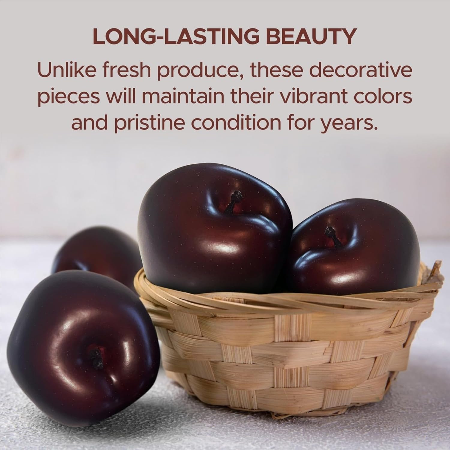 RUVOO Lifelike Faux Fruits Modle 5 Artificial Fruits for Home Decoration Photography Props Photo Props