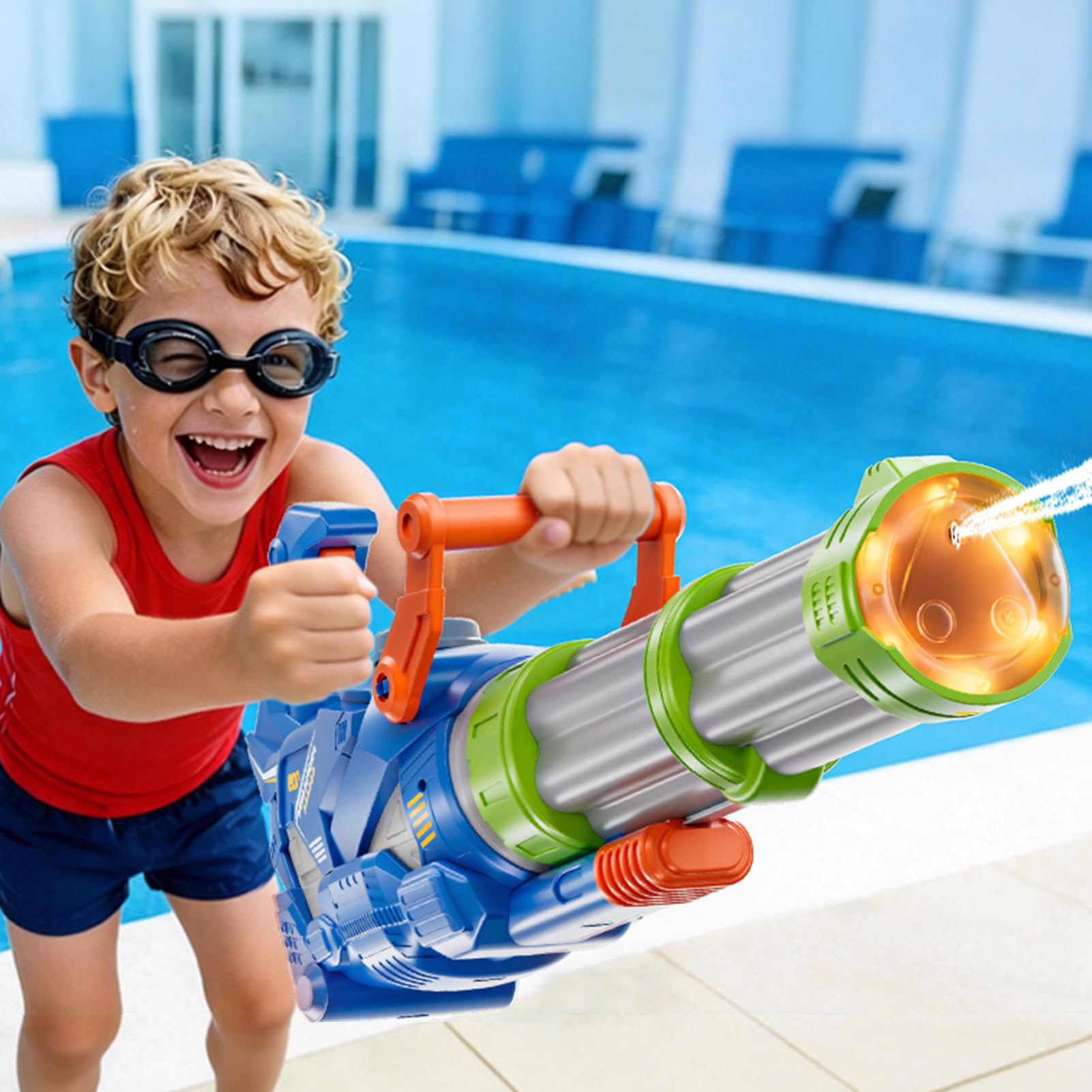 WOANZZ Gatling Water Gun Toy