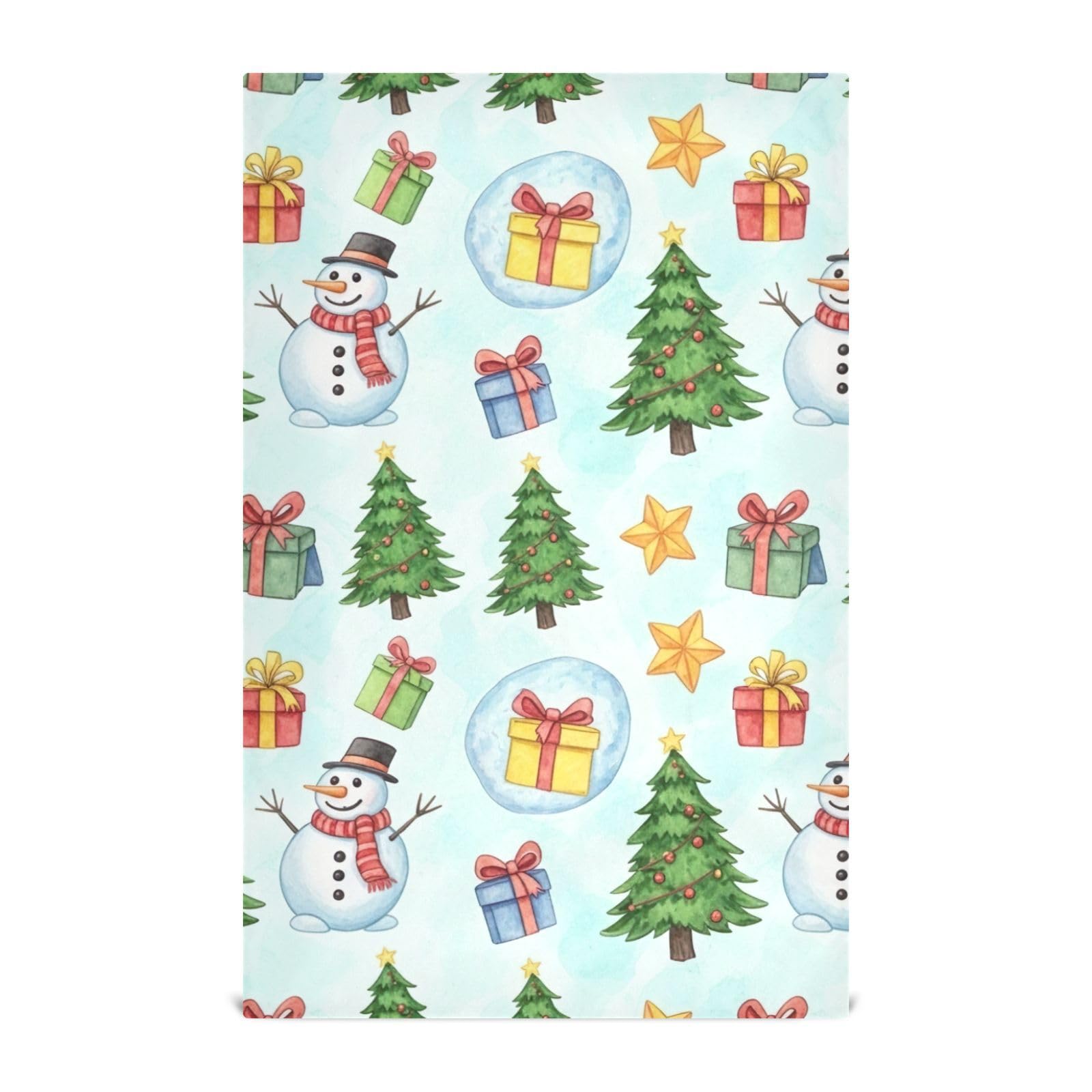 Chiffons de cuisine de Noël GAIREG en lot de 6 essuie-mains en coton de 71x45 cm