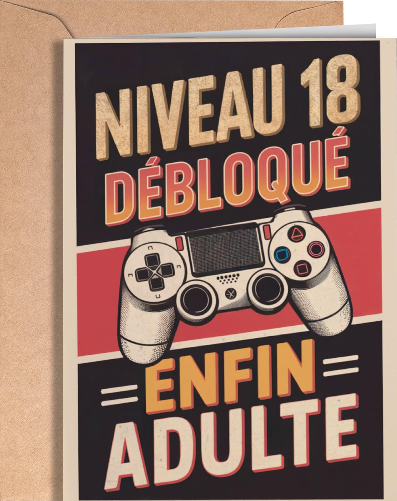 Carte Anniversaire 18 Ans Originale pour Fille, Garçon, Femme, Homme
