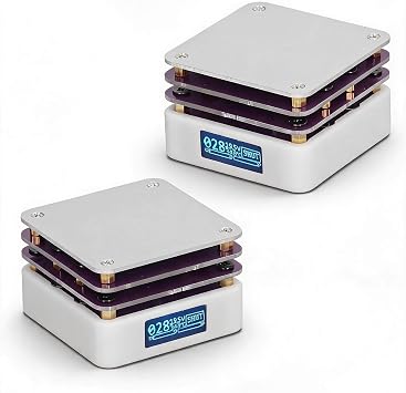 Soldering Hot Plate 2.2 x 2.2 x 1.4 inch, Mini Smart Thermostat, PCB Board Soldering LED Microcomputer Electric Preheating Station for Electronic Repair Lab