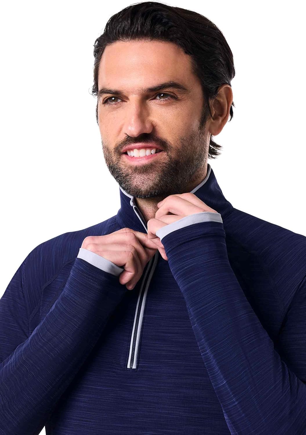 Men's Half-Zip Rash Guard - UPF 50+ Sun Protection - Ultimate