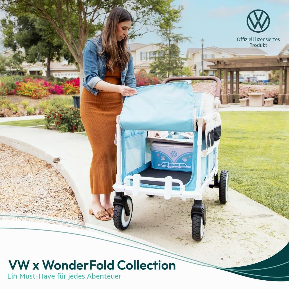 WONDERFOLD VW Parents Konsole Kinderwagen Organizer mit Getränkehalter Wickeltasche Buggy
