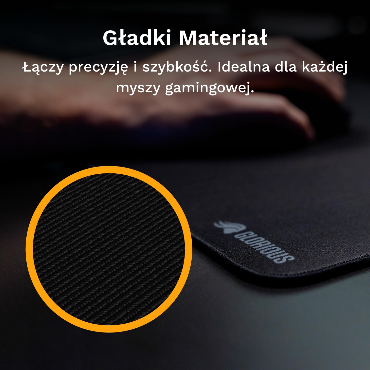 GLORIOUS Gaming podkładka pod mysz GMP 2 XXXL: mata odporna na plamy, zoptymalizowana pod kątem czujników, gładka powierzchnia do szybkości i kontroli, krawędzie zapobiegające strzępieniu 1220 mm x