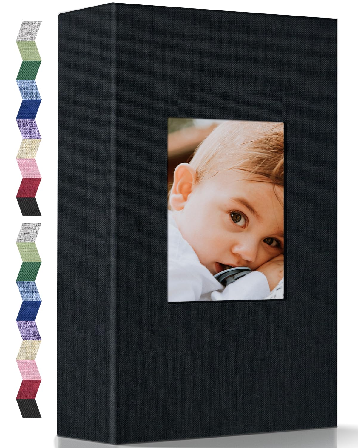 popotop Photo Album 4x6-420 Photos Photo Books with 420 Horizontall Pockets,Linen Cover Albums for Family Wedding Anniversary Baby Vacation Pictures