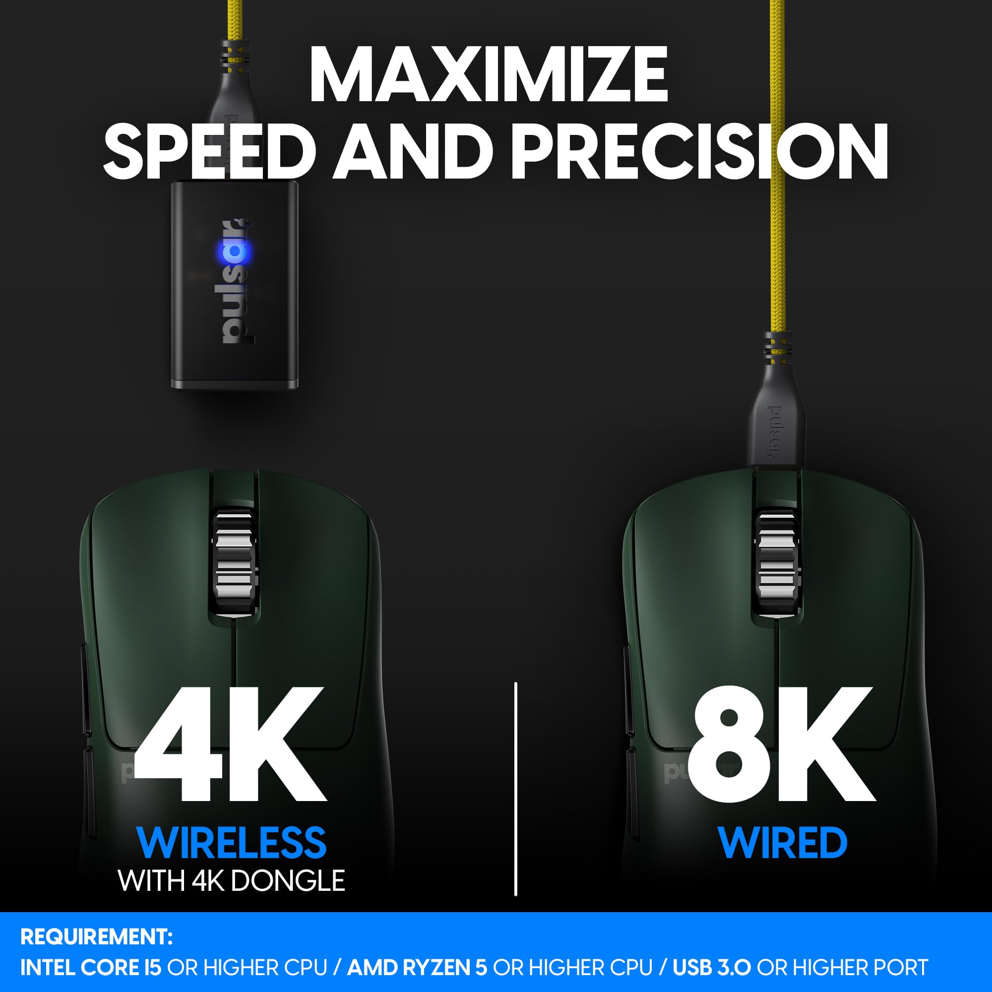 Amazon.com: Pulsar Gaming Gears - Xlite V3 ES Wireless Gaming 